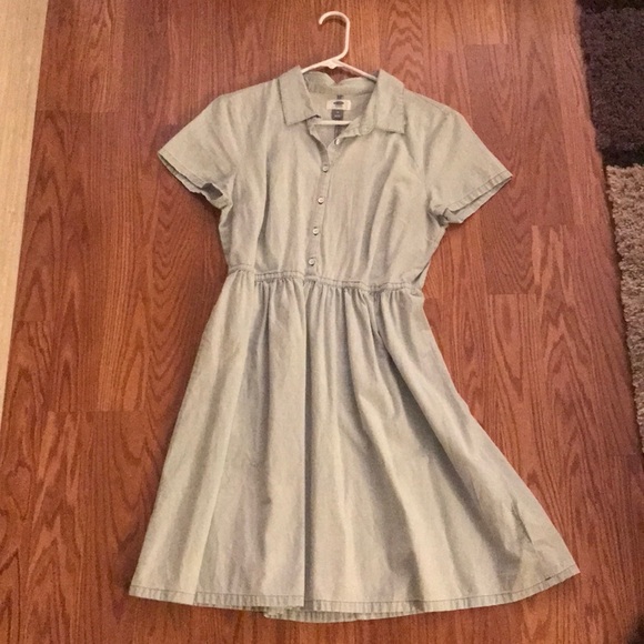 Old Navy light blue wash jean material dress. - Picture 1 of 1